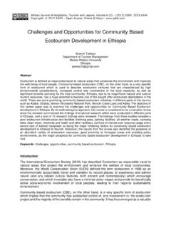 Challenges and Opportunities for Community …