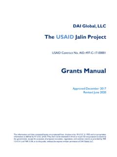 Grants Manual - United States Agency for International ...