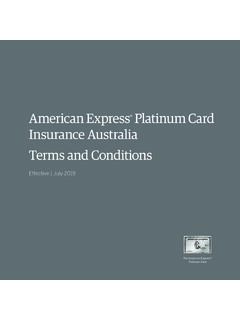 American Express&#174; Platinum Card Insurance Terms and …