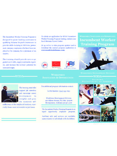Incumbent Worker Training Program - Made in Alabama