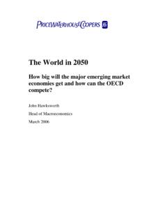The World in 2050 - TEPAV