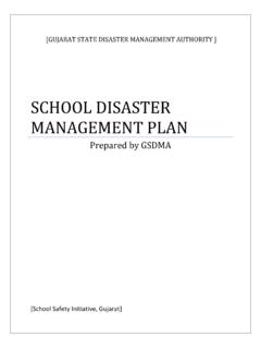 SCHOOL DISASTER MANAGEMENT PLAN FORMAT