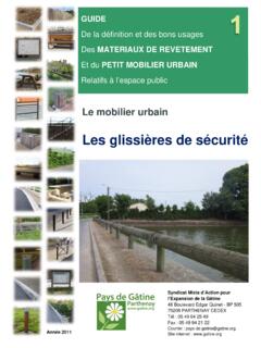 Le mobilier urbain - intragatine.org