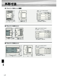 三菱マイクロシーケンサ MELSEC-F 2015 FXシリーズカタログ