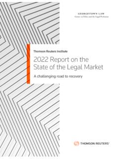 Thomson Reuters Institute 2022 Report on the State of the ...