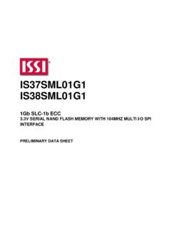 64/128 Mbit Single Operation Voltage - ISSI