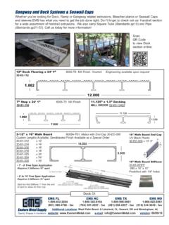 Gangway and Dock Systems &amp; Seawall Caps