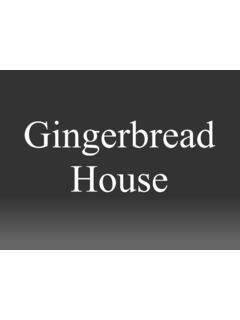 Ginger Bread House PPT - Olson Middle School