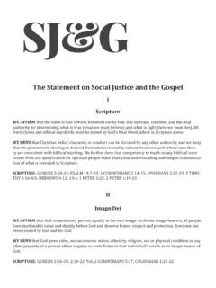 II Imago Dei - Statement on Social Justice