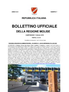 BOLLETTINO UFFICIALE - webfiles.regione.molise.it