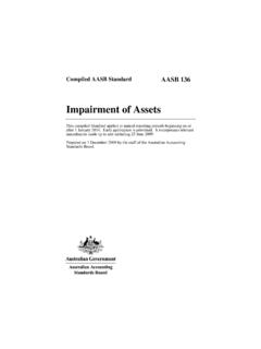 Impairment of Assets - AASB