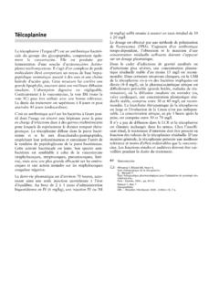 T&#233;icoplanine - Laboratoire CERBA