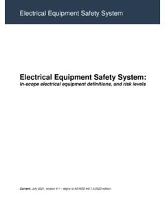 Electrical Equipment Safety System - EESS