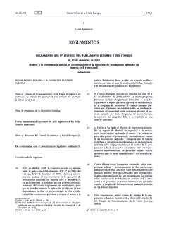 Reglamento (UE) no 1215/2012 del Parlamento Europeo y del ...