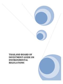 THAILAND BOARD OF INVESTMENT GUIDE ON …