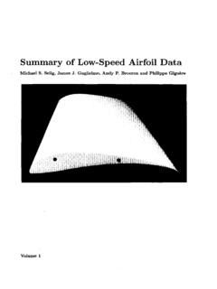Summary of Low-Speed Airfoil Data - University of Illinois ...