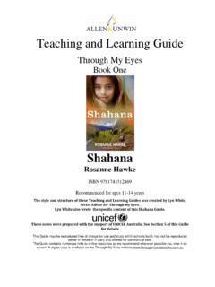 Teaching and Learning Guide - Through My Eyes