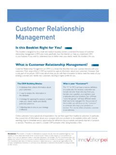 Customer Relationship Management - Prince …
