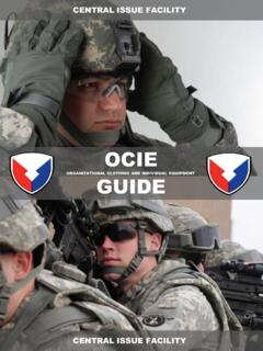 OCIE - U.S. Army Garrisons :: U.S. Army Installation ...