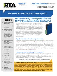 Ethernet TCP/IP to Allen Bradley PLC - Real Time …