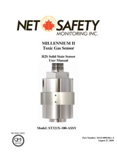 MILLENNIUM II Toxic Gas Sensor - Instrumart