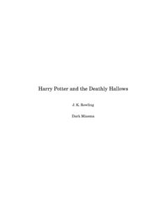 Harry Potter and the Deathly Hallows - Weebly