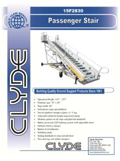 15F 2830 Passenger Stair - Clyde Machines