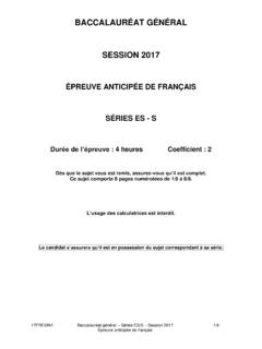 BACCALAUR&#201;AT G&#201;N&#201;RAL SESSION 2017 - sujetdebac.fr