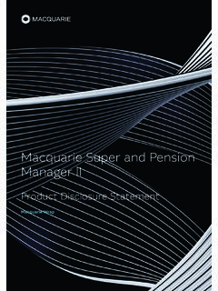 Macquarie Super and Pension Manager II