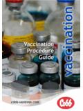 Vaccination Procedure Guide - Cobb-Vantress, Inc.