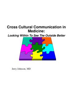 Cross Cultural Communication in Medicine