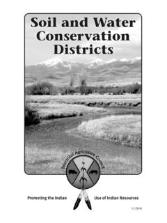 Soil and Water Conservation Districts - USDA