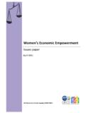 Women’s Economic Empowerment - OECD