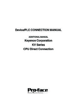 Device/PLC CONNECTION MANUAL