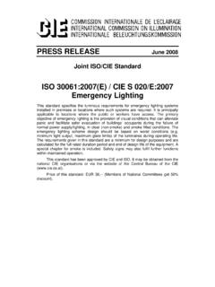 ISO 30061:2007(E) / CIE S 020/E:2007 Emergency …