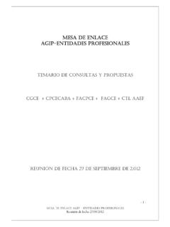 MESA DE ENLACE AGIP-ENTIDADES PROFESIONALES