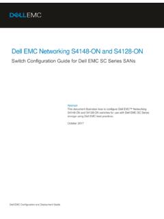 Dell EMC Networking S4148-ON and S4128-ON