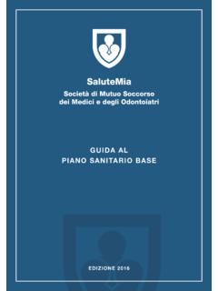 GUIDA AL PIANO SANITARIO BASE - salutemia.net