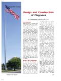 Design and Construction of Flagpoles