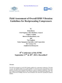Field Assessment of Overall RMS Vibration …