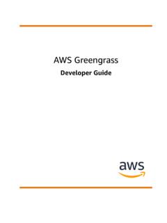 AWS Greengrass - Developer Guide