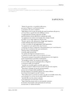 La Sacra Bibbia (testo CEI 2008) - verbumweb.net