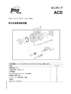 ねじポンプ ACD - hydraulics-care.com