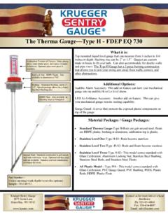 The Therma Gauge—Type H FDEP EQ 730