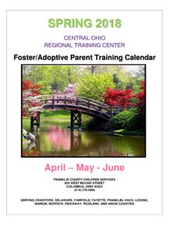Foster/Adoptive Parent Training Calendar - ocwtp.net