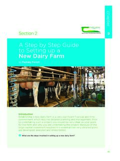 A Step by Step Guide to Setting up a New Dairy Farm - …