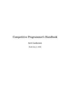 Competitive Programmer’s Handbook - CSES