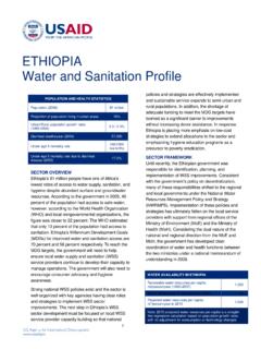 ETHIOPIA Water and Sanitation Profile - pdf.usaid.gov