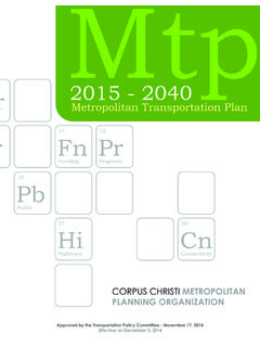 Metropolitan Transportation Plan - Corpus Christi …