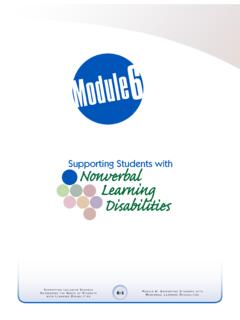 Supporting Students with Nonverbal Learning Disabilities